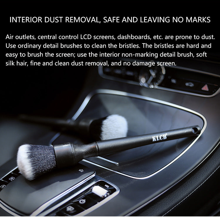 KLCB Soft Delicate Static Car Detailing Dust Cleaning Brushes Interior Cleaning