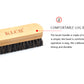 KLCB Leather & Textile Cleaning Brush Boar Bristle Brush with Wood Handle