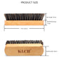 KLCB Leather & Textile Cleaning Brush Boar Bristle Brush with Wood Handle