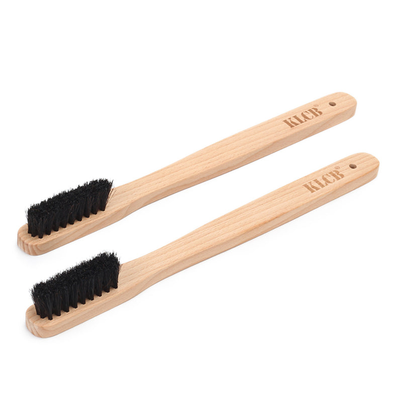 KLCB Long Wood Handle Cleaning Brush for Wheel and Rim