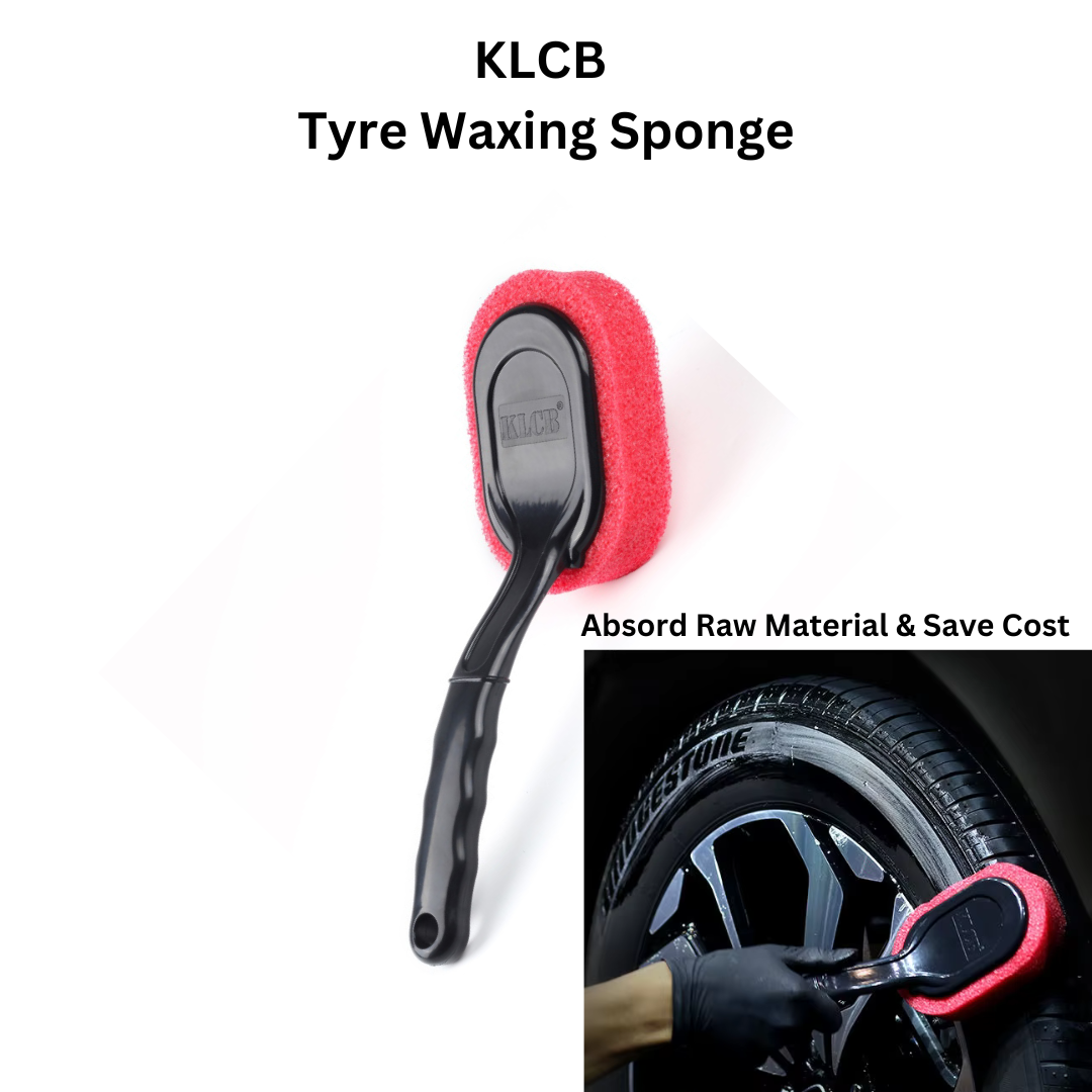 KLCB Tire Dressing Foam Applicator Waxing Sponge Brush