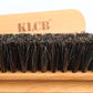 KLCB Leather & Textile Cleaning Brush Boar Bristle Brush with Wood Handle