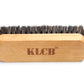 KLCB Leather & Textile Cleaning Brush Boar Bristle Brush with Wood Handle