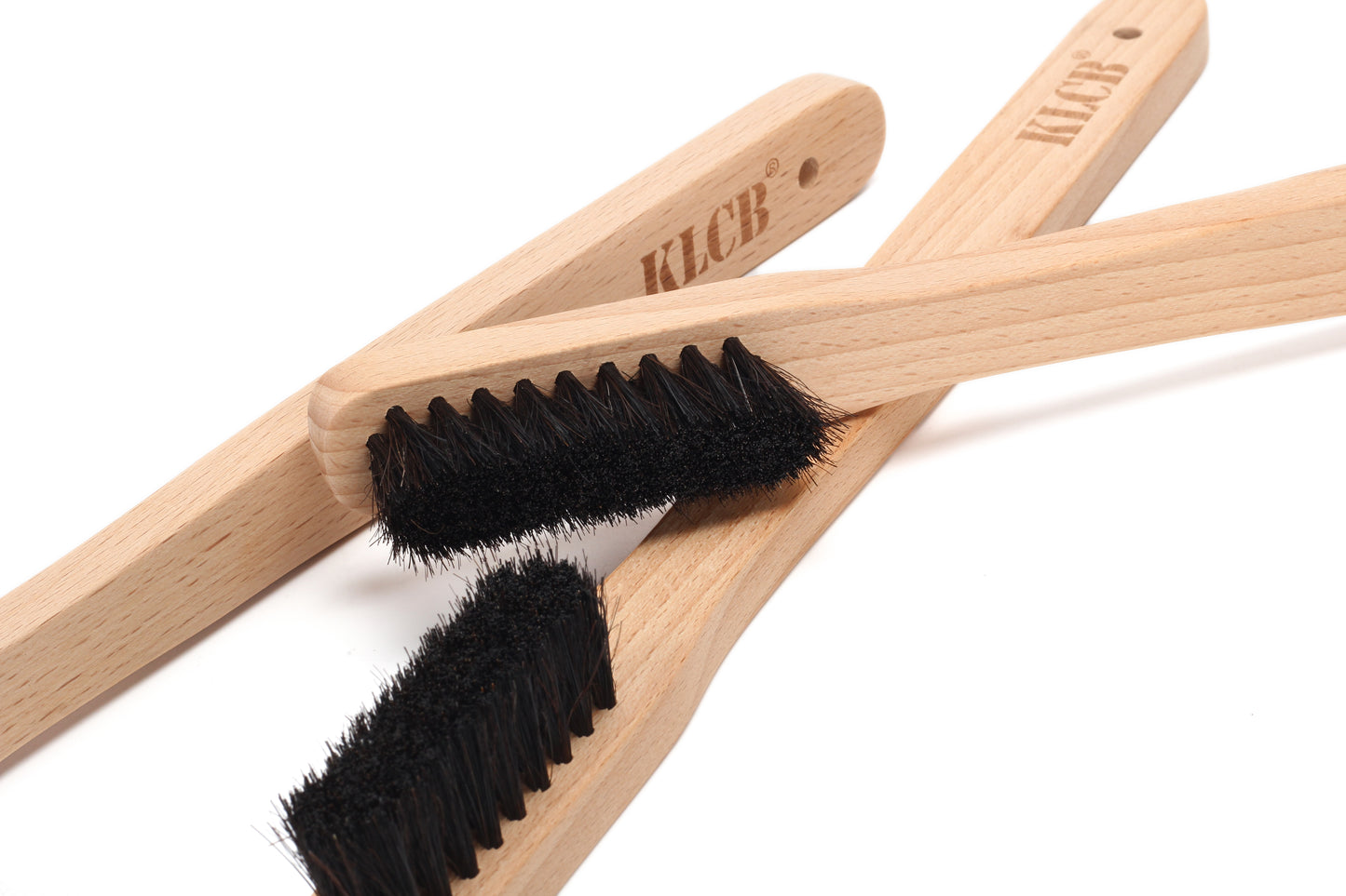 KLCB Long Wood Handle Cleaning Brush for Wheel and Rim