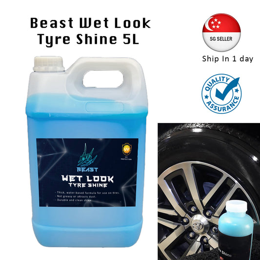 BEAST Wet Look Tyre Shine - 5 Litre