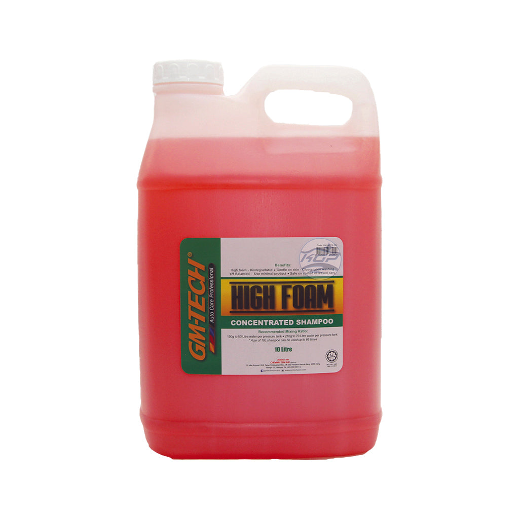 GM Tech High Foam Shampoo/10 litre