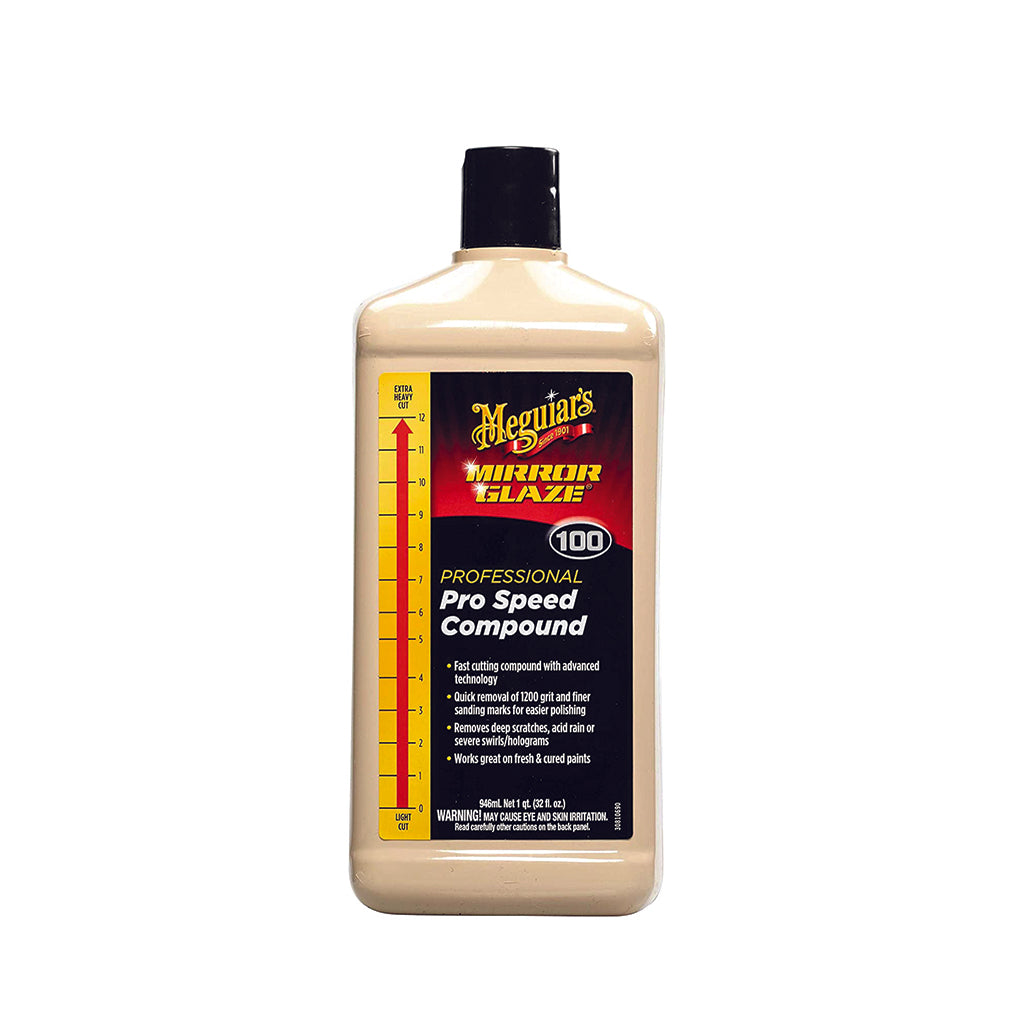 Meguiar’s M100 Mirror Glaze Pro Speed Compound, 32 oz