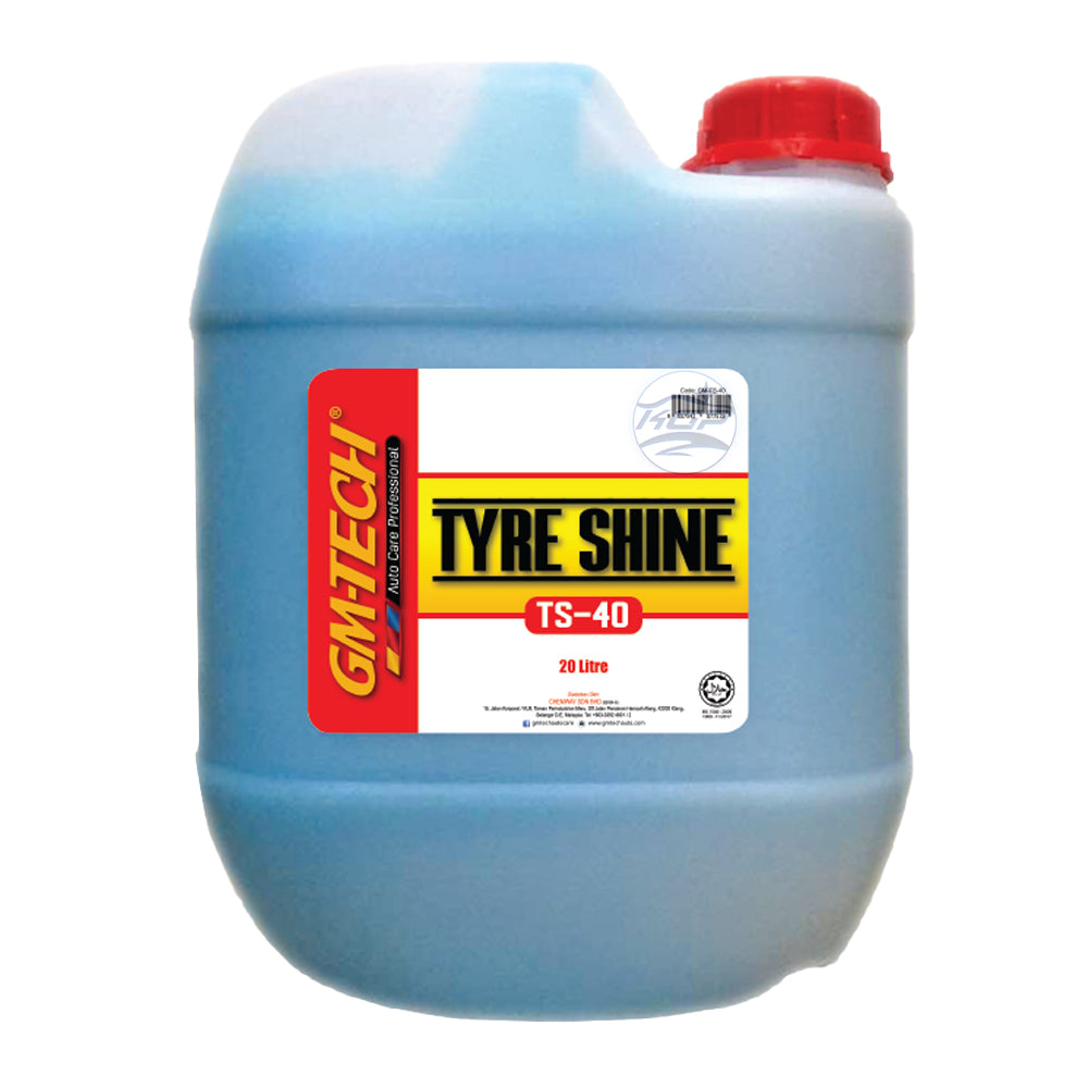 gm tech wet look tyre shine - 18 litre