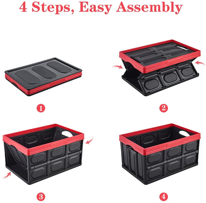 High Quality Foldable Container Box - Collapsible - with clip and without clip