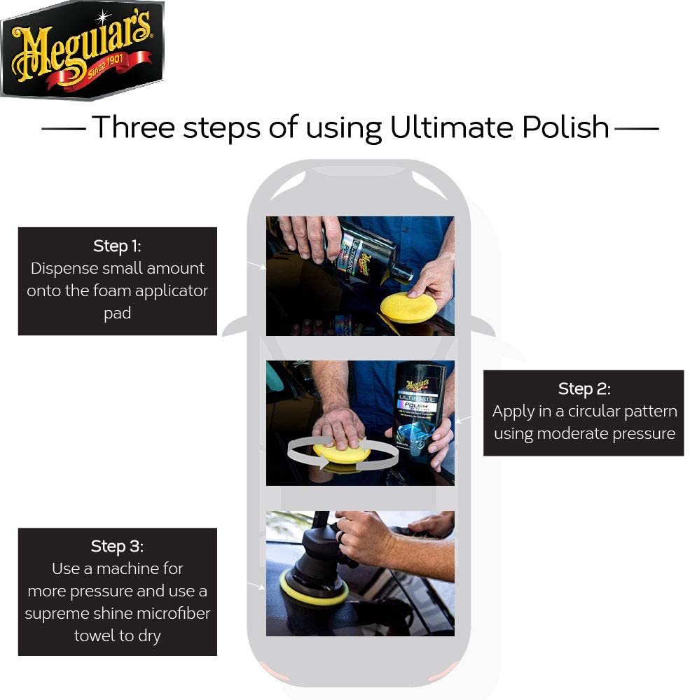 Meguiar G19216 Ultimate Polish, 473ml