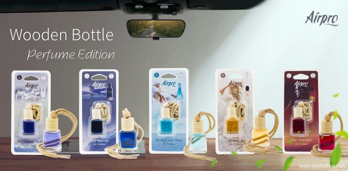 Airpro Wooden Glass Bottles Air Freshener