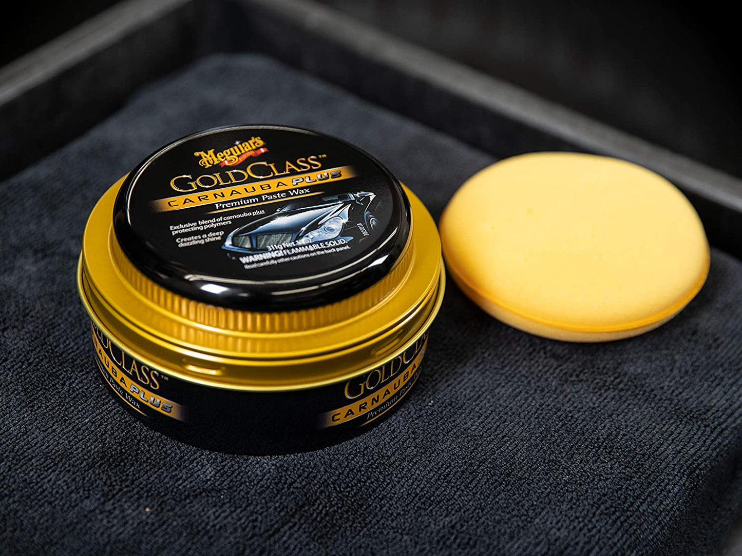 Meguiar's Gold Class Carnauba Plus Premium Paste Wax – Creates a Deep Dazzling Shine – G7014J, 11 oz