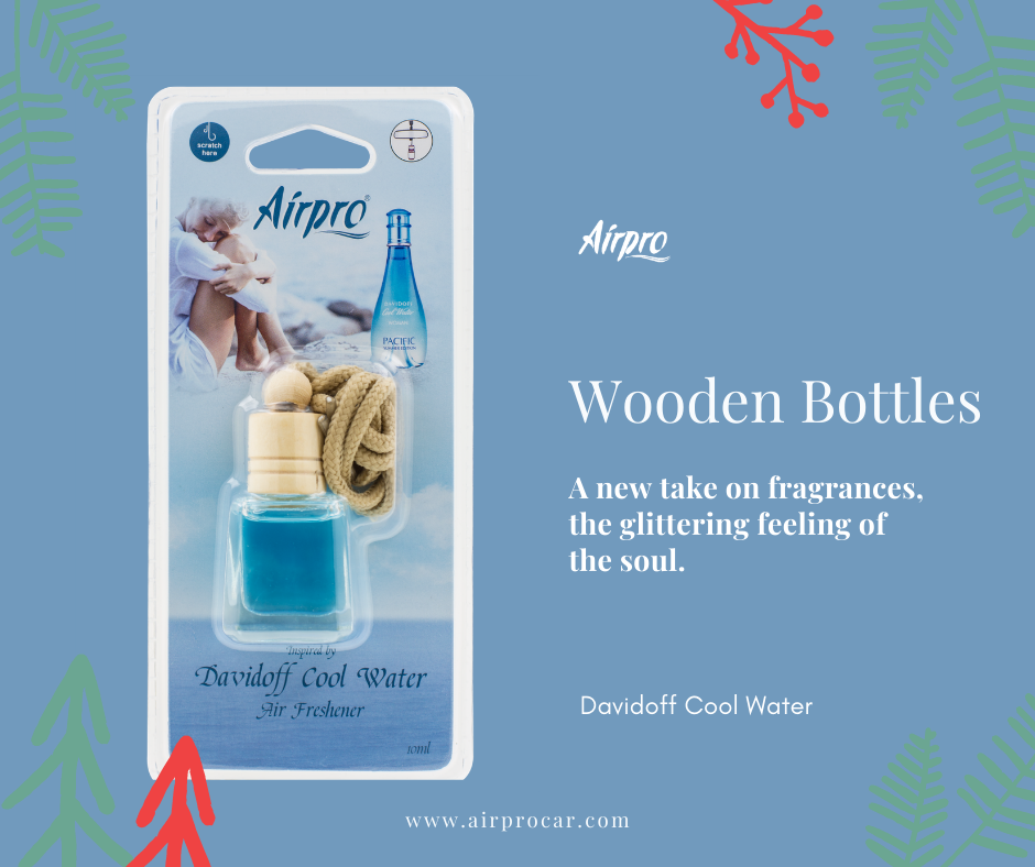 Airpro Wooden Glass Bottles Air Freshener