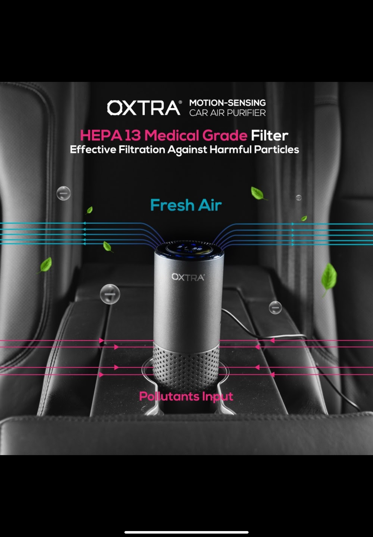 Oxtra Motion-Sensing Air Purifier