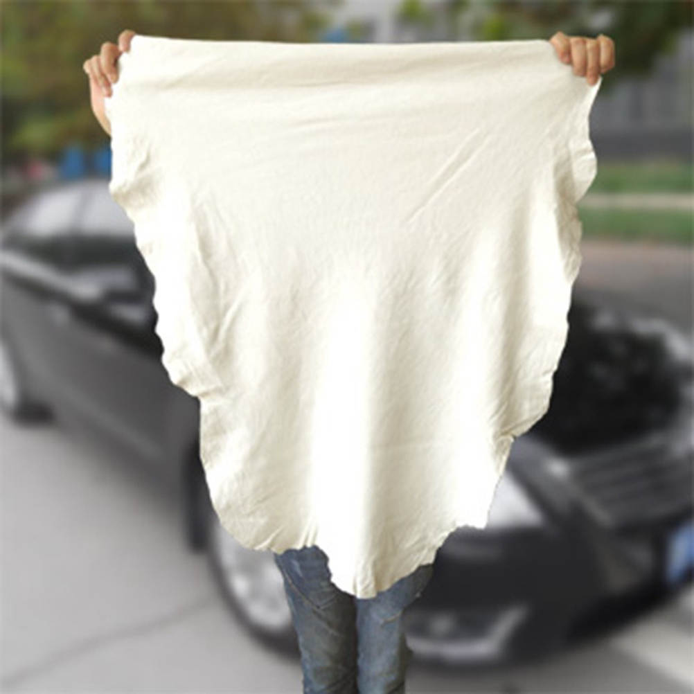 Original Chamois Leather Cloth for Car - Large Drying Towel Natural Shammy Towel Real Leather Washing Cloth Cleaning Towel Car